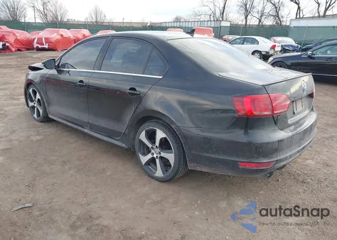 2014 Volkswagen Jetta Gli Edition 30 W/Nav из США, поврежденный, VIN 3VW4T7AJ8EM260480